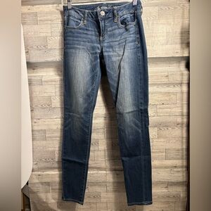 American Eagle Outfitters Dark Blue Skinny Jeans